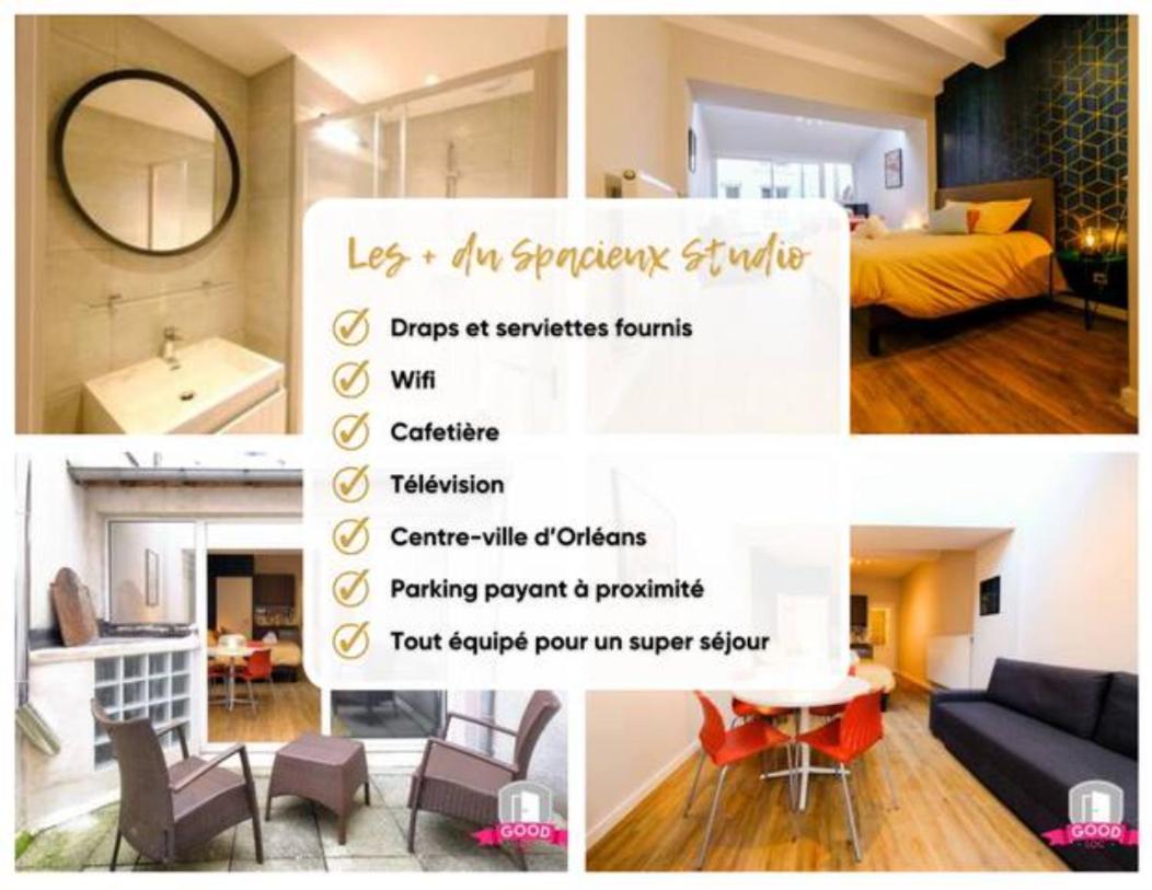 Spacieux Studio Neuf Orleans Centre Apartment Exterior photo